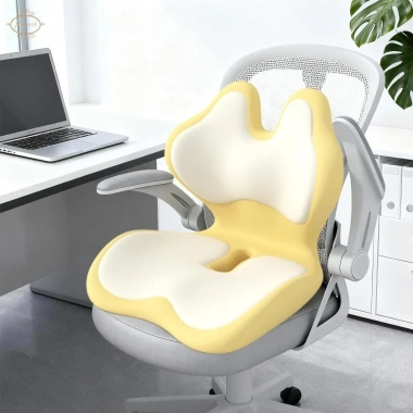 Đệm ghế văn phòng và tựa lưng cao cấp, gối hỗ trợ du lịch tại nhà - giảm 17% 3