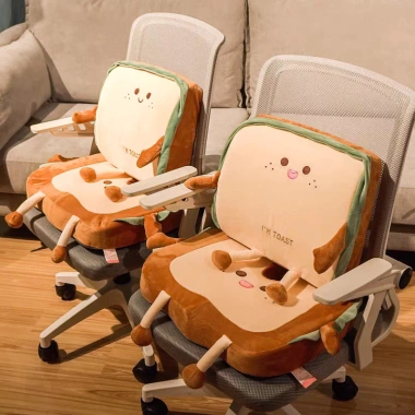 Đệm & Gối Tựa Lưng STOST – Lót ghế văn phòng & ô tô, vải nhung, giá 129.000₫