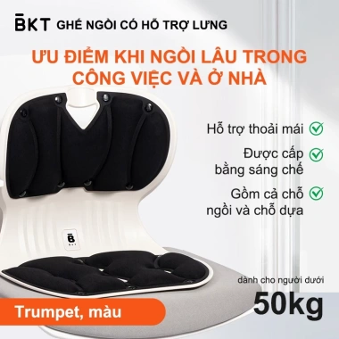 Đệm hỗ trợ thắt lưng cong cột sống, ghế tiện dụng chống gù lưng – BKT TikTok Hot giá 298.080₫ 9