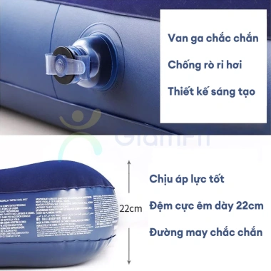 Đệm hơi bơm chân cao cấp, gấp gọn, chịu lực 200kg, cắm trại - Giá 280.000₫ 3 Đệm hơi bơm chân cao cấp, gấp gọn, chịu lực 200kg, cắm trại - Giá 280.000₫ 3