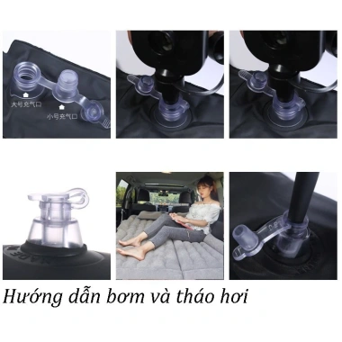Đệm Hơi Full Size 7 Chỗ Xe SUV - Nhung Mềm Mịn, Đệm Ngủ Du Lịch Giá Ưu Đãi 600k 3 Đệm Hơi Full Size 7 Chỗ Xe SUV - Nhung Mềm Mịn, Đệm Ngủ Du Lịch Giá Ưu Đãi 600k 3