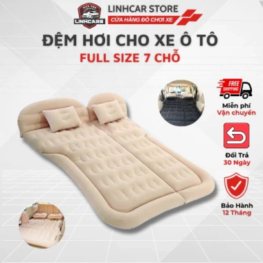 Đệm Hơi SUV 7 Chỗ Full Size Nhung Mềm Gấp Gọn - Êm Ái, Giá Ưu Đãi 576k