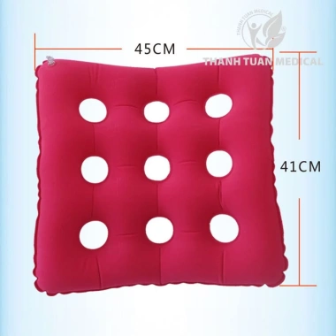 Đệm hơi xe lăn chống loét, lót ngồi thoáng khí, bơm nhanh - Giảm còn 200.000₫