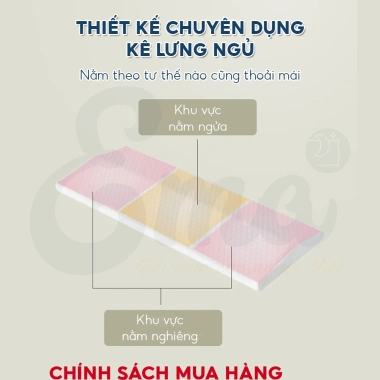 Đệm kê thắt lưng Ema thế hệ 2 - Giảm thoát vị đĩa đệm, thoái hoá cột sống, 164.000đ 3