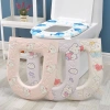 Đệm lót bồn cầu EVA giữ ấm, chống vi khuẩn, họa tiết xinh xắn 43x39cm - 20.000, free ship 2
