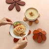 Đệm lót cách nhiệt gỗ chống nóng cho bàn ăn - Chống trầy, bảo vệ nồi, cốc 5