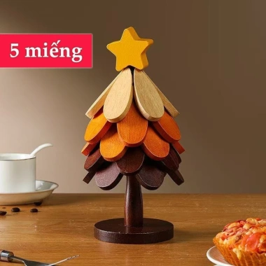 Đệm lót cách nhiệt gỗ chống nóng cho bàn ăn - Chống trầy, bảo vệ nồi, cốc 10 Đệm lót cách nhiệt gỗ chống nóng cho bàn ăn - Chống trầy, bảo vệ nồi, cốc 10