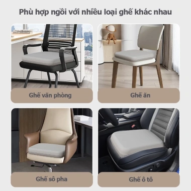 Đệm lót ghế BABYTREE nệm ngồi văn phòng chất chaosunon mềm mại, giảm đau cho học sinh và nhân viên - 129k