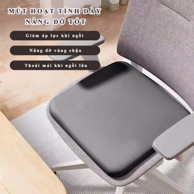 Đệm lót ghế BATRM văn phòng dày dặn, thoáng khí êm, giảm đau xương cụt, giảm ê mông 2 Đệm lót ghế BATRM văn phòng dày dặn, thoáng khí êm, giảm đau xương cụt, giảm ê mông 2