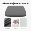 Đệm lót ghế BOODOO cao su non 4cm giảm ê mông, nệm ngồi văn phòng cao cấp 10