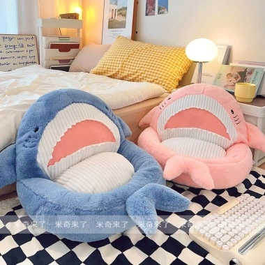 Đệm lót ghế đa kích thước, tựa lưng, gối ôm sofa hình cá mập QCCC - Giá ưu đãi