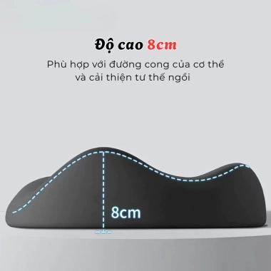 Đệm lót ghế NEMI cao su non 3D thoáng khí - Giảm mỏi mông, dùng văn phòng học tập, 174.000₫