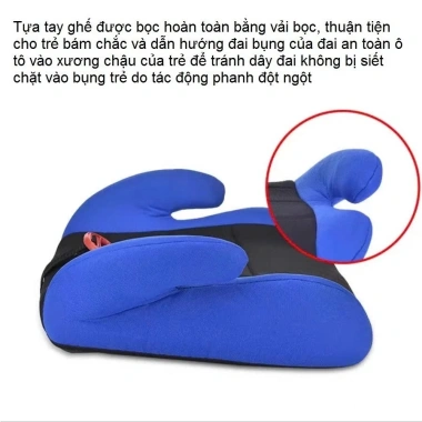 Đệm lót ghế ngồi ô tô bé 3-12 tuổi có đai an toàn chuẩn xe hơi Giá 319.196 VND 4 Đệm lót ghế ngồi ô tô bé 3-12 tuổi có đai an toàn chuẩn xe hơi Giá 319.196 VND 4