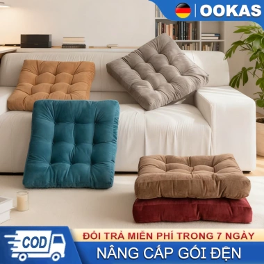 Đệm lót ghế OOKAS chống trượt vải nỉ nhung, đơn giản hiện đại, giá chỉ 51.000₫