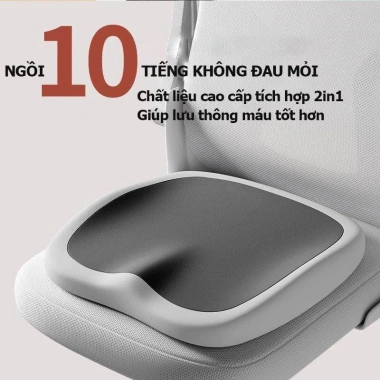 Đệm lót ghế QPENZ cao su non đàn hồi – giảm đau xương cụt, mông thoải mái, 139.000₫ 2 Đệm lót ghế QPENZ cao su non đàn hồi – giảm đau xương cụt, mông thoải mái, 139.000₫ 2