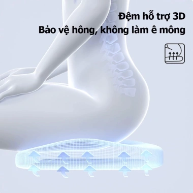 Đệm lót ghế QPENZ cao su non đàn hồi – giảm đau xương cụt, mông thoải mái, 139.000₫ 4 Đệm lót ghế QPENZ cao su non đàn hồi – giảm đau xương cụt, mông thoải mái, 139.000₫ 4