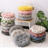 Đệm lót ghế tròn 40‑45cm Nhà Xinh Decor canvas họa tiết, văn phòng du lịch - 26.000₫
