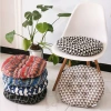 Đệm lót ghế tròn 40‑45cm Nhà Xinh Decor canvas họa tiết, văn phòng du lịch - 26.000₫ 5