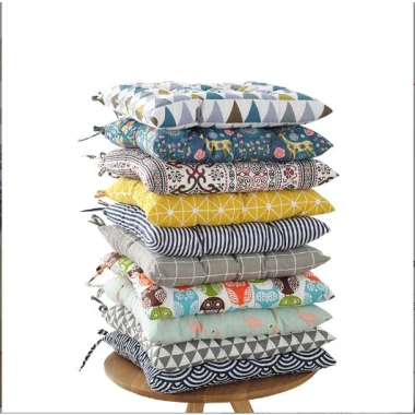 Đệm lót ghế tròn 40‑45cm Nhà Xinh Decor canvas họa tiết, văn phòng du lịch - 26.000₫ 9
