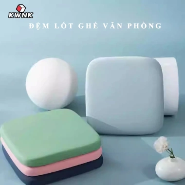 Đệm lót ghế văn phòng KWNK thoáng khí, đàn hồi êm ái - giảm đau xương cụt, ngồi bệt thoải mái