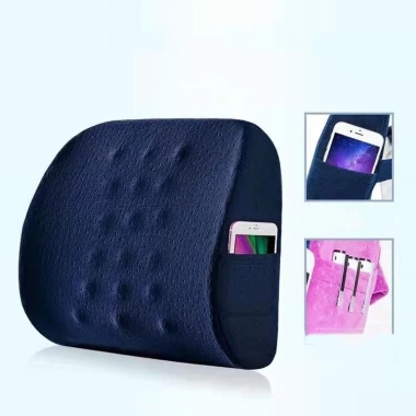 Đệm Massage Lưng Foam Memory Hỗ Trợ Thắt Lưng, Gối Ngồi Xe Hơi Thông Hút, Giá Ưu Đãi 252.720 VND
