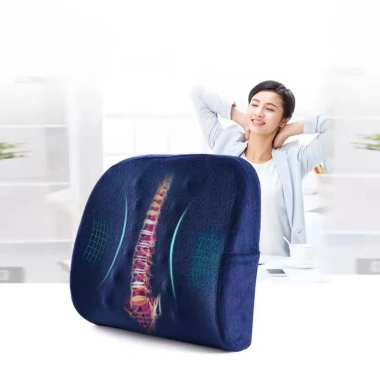 Đệm Massage Lưng Foam Memory Hỗ Trợ Thắt Lưng, Gối Ngồi Xe Hơi Thông Hút, Giá Ưu Đãi 252.720 VND