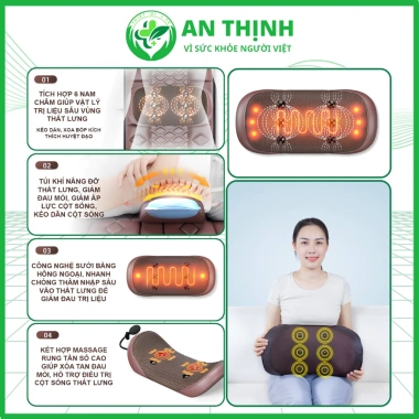 Đệm Massage Misuko MAT-C88 kèm Máy Massage Chân – Bảo Hành 24 Tháng, Làm Ấm Thảo Dược, Phục Hồi Sức Khỏe