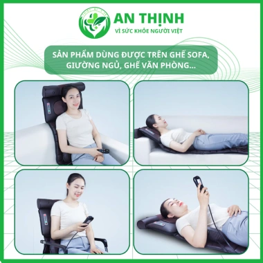 Đệm Massage Misuko MAT-C88 kèm Máy Massage Chân – Bảo Hành 24 Tháng, Làm Ấm Thảo Dược, Phục Hồi Sức Khỏe