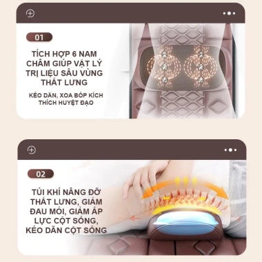 Đệm Massage Toàn Thân DELAX TMS01 Đa Năng Vai Cổ Eo Lưng Bắp Chân - Giá 1.799.000₫ 5 Đệm Massage Toàn Thân DELAX TMS01 Đa Năng Vai Cổ Eo Lưng Bắp Chân - Giá 1.799.000₫ 5