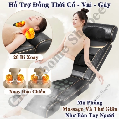 Đệm Massage Toàn Thân ZLIFE Z120 - Nệm Ghế Mát Xa Nhật Bản, Quà Tặng Ông Bà Bố Mẹ, Giá ưu đãi 1.629.000 VND