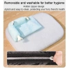 Đệm mát cho mèo, chó - Tháo giặt, chống trượt, gối đỡ cổ, mặt chấm bi 7