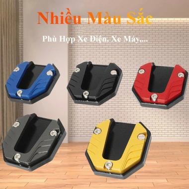 Đệm mở rộng chân DLIGHT bọc hợp kim nhôm, chống trầy xước, chống lún, bảo vệ xe máy - Giá chỉ 57.000₫