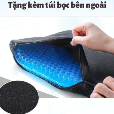 Đệm ngồi 2 lớp 3D thoáng khí - Đệm lót ghế silicon giá chỉ 85.900₫ 2