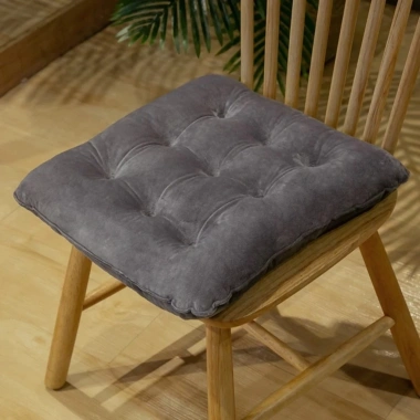 Đệm ngồi bệt 40x40 cm vải nhung, giá ưu đãi 62.000₫ cho văn phòng, phòng khách