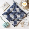 Đệm ngồi bệt hoa văn pattern hình 33 - 3 kích thước 40/45/50cm giá ưu đãi 54.900₫