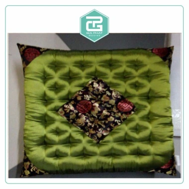Đệm ngồi bệt lót ghế văn phòng 40x40cm - Thiền vuông gấm lụa, giảm 30% chỉ 70.000₫