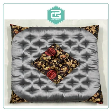 Đệm ngồi bệt lót ghế văn phòng 40x40cm - Thiền vuông gấm lụa, giảm 30% chỉ 70.000₫