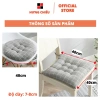 Đệm ngồi bệt tròn 3D - Nệm lót ghế vuông, decor văn phòng, bàn nhật, quán trà sữa, chỉ 39.900₫ 2
