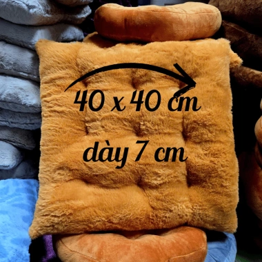 Đệm ngồi bệt vuông 40x40 hình hoa thú mềm mại, thoải mái - Giá chỉ 48.000đ