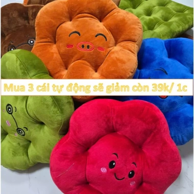 Đệm ngồi bệt vuông 40x40 hình hoa thú mềm mại, thoải mái - Giá chỉ 48.000đ 5 Đệm ngồi bệt vuông 40x40 hình hoa thú mềm mại, thoải mái - Giá chỉ 48.000đ 5