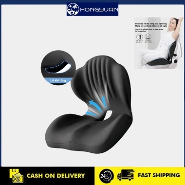 Đệm ngồi cao su non siêu đàn hồi - Chống bệnh trĩ, giảm đau xương cụt, lưng & mông, Giá chỉ 379.000