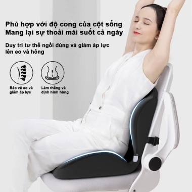 Đệm ngồi cao su non siêu đàn hồi - Chống bệnh trĩ, giảm đau xương cụt, lưng & mông, Giá chỉ 379.000 2