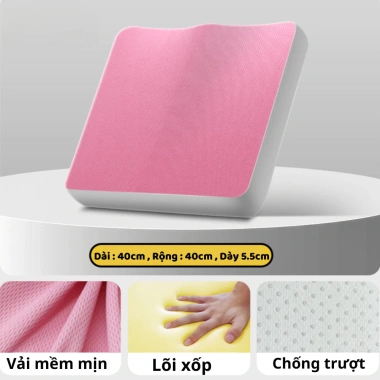 Đệm ngồi cao su non siêu đàn hồi công thái học giảm đau xương cụt, giảm mông - Giá ưu đãi 140.995₫