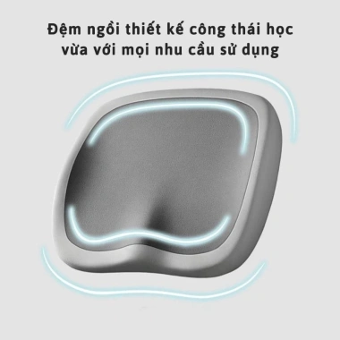 Đệm Ngồi Công Thái Học YUQI Chữ W - Gối Êm Mông, Giảm Áp Lực, Chống Trượt, 119.000đ