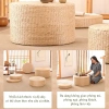 Đệm ngồi đan cói HOMELOVE Tatami thiền tròn dệt tay, đa kích thước, giá 318.000₫ 7