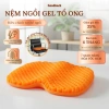 Đệm Ngồi Gel Tổ Ong Goodback – Thoáng khí, giảm đau mỏi lưng, lót ghế văn phòng, xe hơi