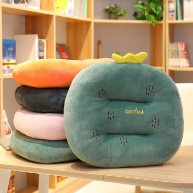 Đệm ngồi hình ô van, tựa lưng ô tô, ghế văn phòng dạng thú bông, giá chỉ 105.000₫, giảm mạnh