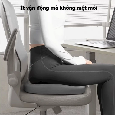 Đệm ngồi KNOTE cao su non chống trĩ, êm ái lót ghế, ngồi thoải mái cả ngày 139k 4