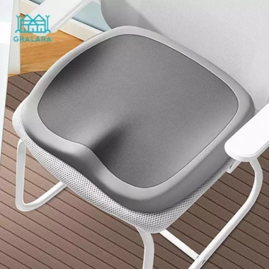 Đệm ngồi Memory Foam ergonomic chống trượt, hỗ trợ lưng, cho ghế văn phòng & xe du lịch – 140.400₫