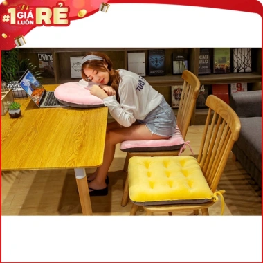 Đệm Ngồi Nhung Mềm Mai 2 Màu Đa Năng - Lót sàn, lót ghế, tựa lưng, ngồi tiên 72.000 VND